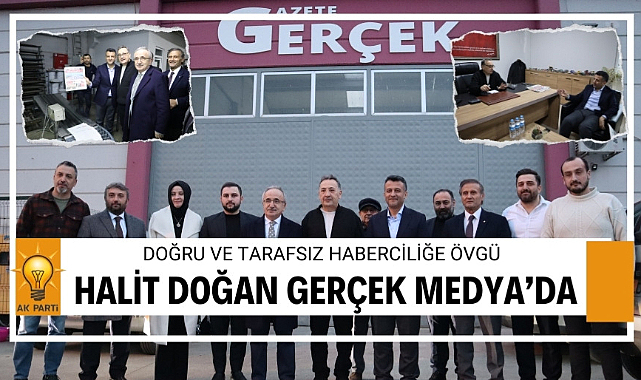 Halit Doğan'dan Gerçek Medya'ya ziyaret