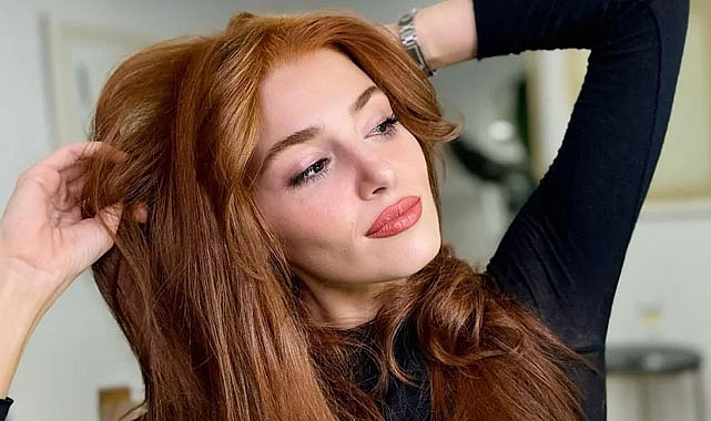 Hande Erçel, kızıl saçlarından çabuk sıkıldı