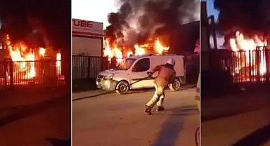 İşçilerin konteynerinde yangın! Ölü ve yaralılar var