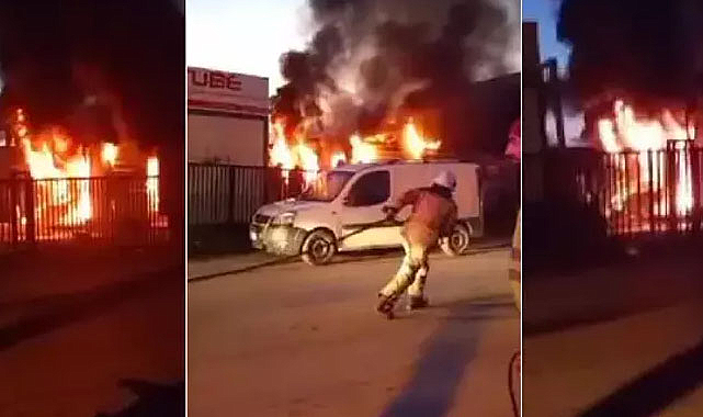 İşçilerin konteynerinde yangın! Ölü ve yaralılar var