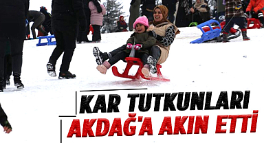 Kar tutkunları Akdağ'a akın etti