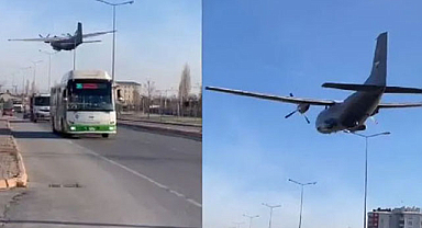 Kayseri'de arızalanan askeri uçak, zorunlu iniş yaptı!