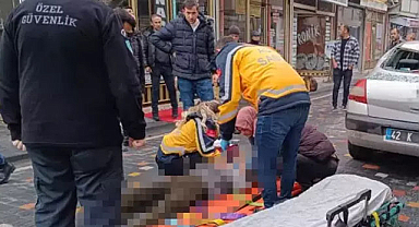 Konya'da çatıdan düşen adam öldü