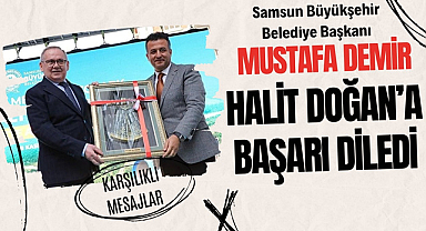 Mustafa Demir, Halit Doğan'a başarı diledi