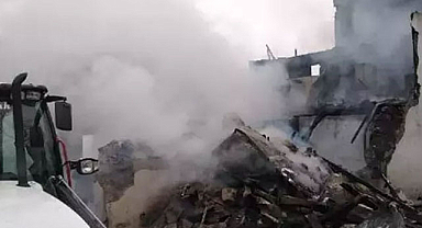 Ordu'da ev küle döndü! Engelli adam can verdi