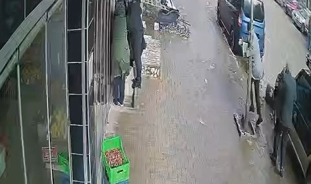 Ordu'da bir vatandaşın fırtınada zor anları