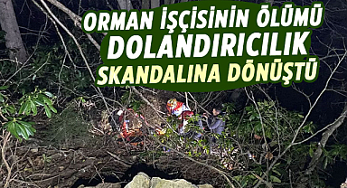 Orman işçisinin ölümü dolandırıcılık skandalına dönüştü