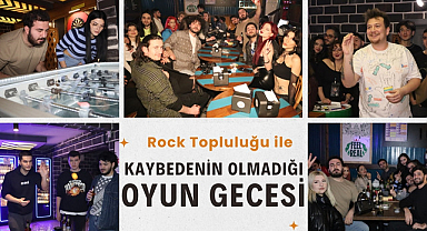 Rock Topluluğu ile kaybedenin olmadığı Oyun Gecesi