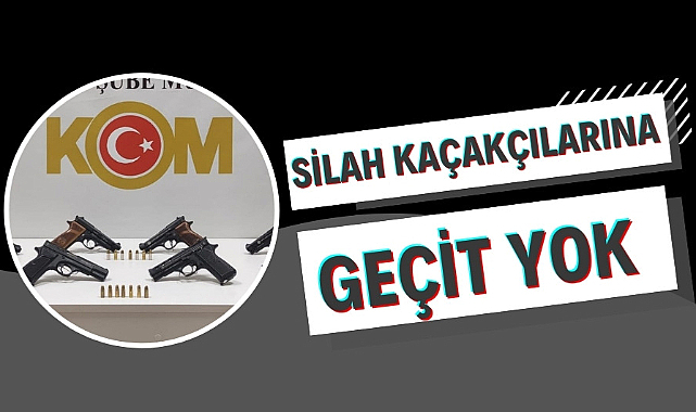 Samsun'da 12 ruhsatsız silah ele geçirildi