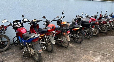 Samsun'da 20 motosiklet trafikten men edildi