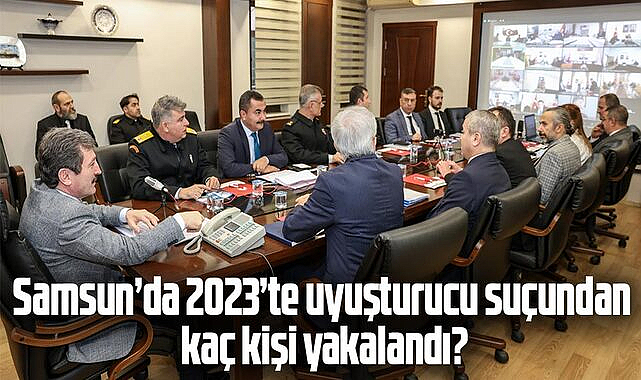 Samsun’da 2023’te uyuşturucu suçundan kaç kişi yakalandı?