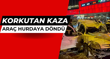 Samsun'da korkutan kaza