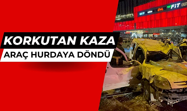 Samsun'da korkutan kaza