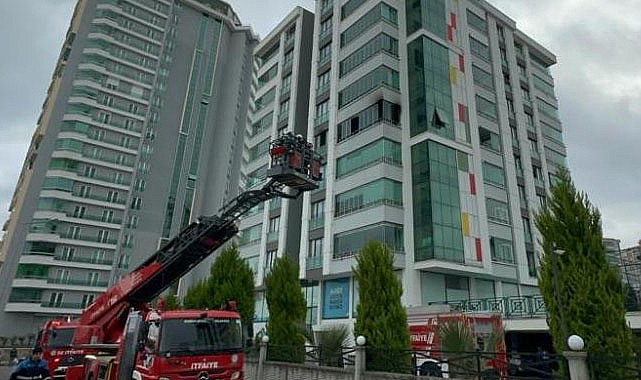 Samsun'da apartmanda yangın! Kullanılamaz hale geldi