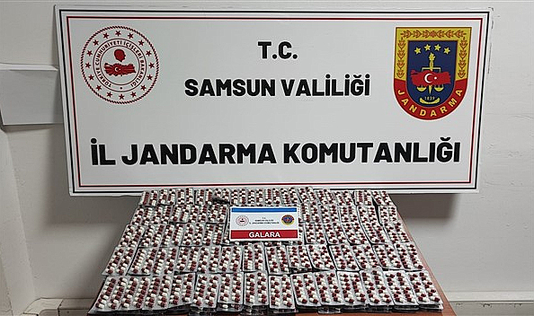 Samsun'da binlerce uyuşturucu hap ele geçirildi 