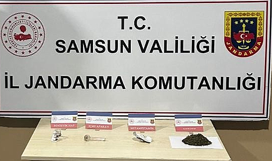 Samsun'da bir evde uyuşturucu ele geçirildi