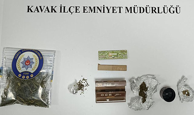 Samsun'da bir kişi uyuşturucuyla yakalandı