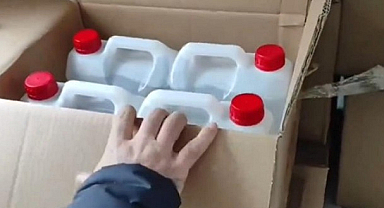 Samsun'da Çengel-6 Operasyonu'nda 1 ton 56 litre etil alkol ele geçirildi