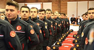 Samsun’da itfaiye ve zabıta personelinden memur yemini