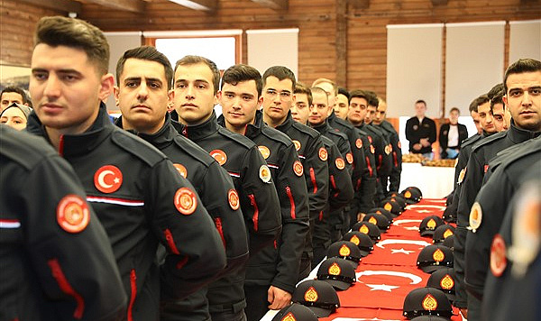 Samsun’da itfaiye ve zabıta personelinden memur yemini