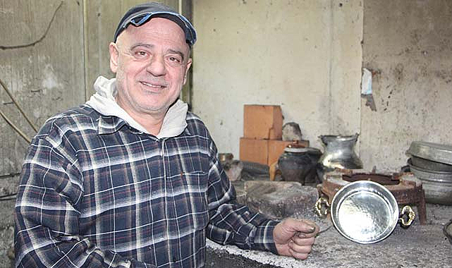 Samsun'da kalay ustası: Gençler ilgisiz ama kalay işleri patlama yaşıyor!