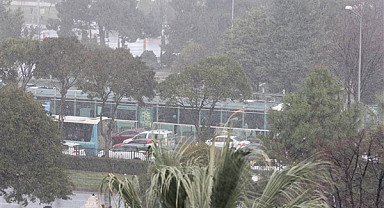 Samsun’da kar yağdı