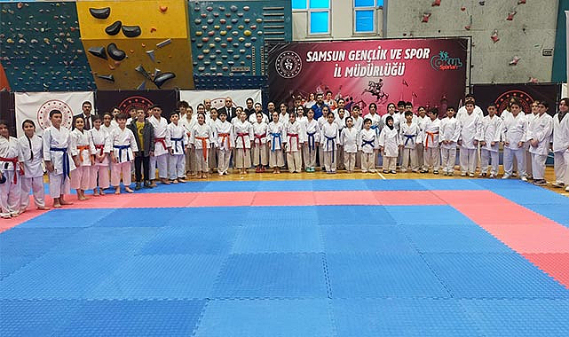 Samsun’da karatede madalya mücadelesi