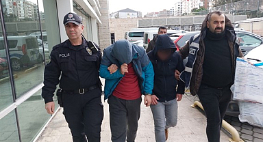 Samsun'da mazot hırsızları yakalandı