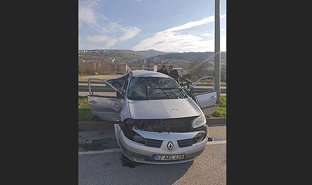 Samsun'da otomobil kazası can aldı!