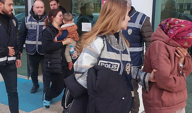 Samsun'da suç kayıtları bulunan hırsız kadınlar tutuklandı