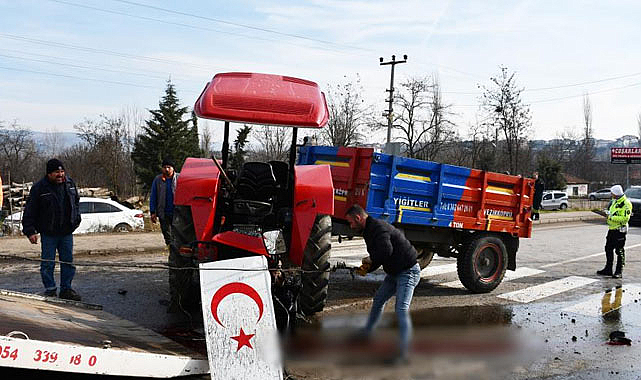 Samsun’da traktör kazası can aldı