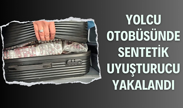 Samsun'da yolcu otobüsünde sentetik uyuşturucu ele geçirildi