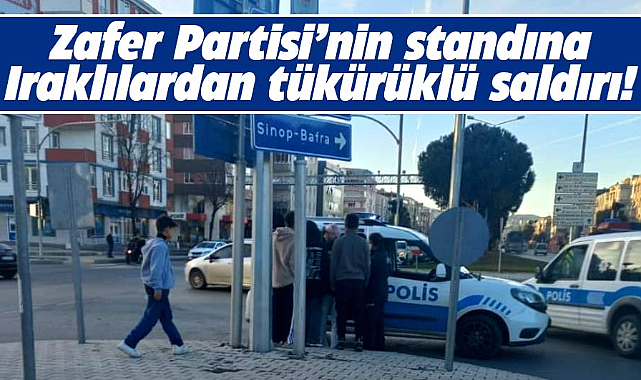 Samsun'da Zafer Partililere göçmenlerden tükürüklü saldırı
