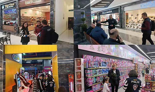 Samsun Emniyeti AVM'lerde bilgilendirdi