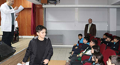 Samsun Havza'da öğrencilere sağlık taraması