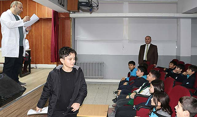 Samsun Havza'da öğrencilere sağlık taraması