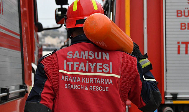 Samsun İtfaiyesi'nden hızlı ve etkili müdahale