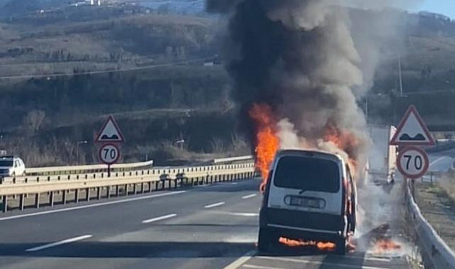 Samsun-Ordu yolunda dehşeti yaşadılar