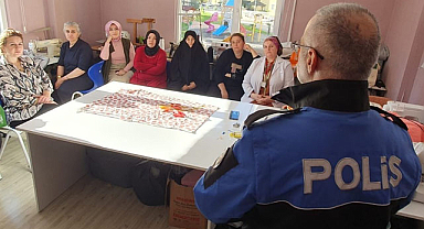 Samsun polisi suçlara karşı bilgilendirdi