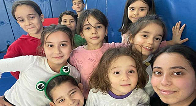 Samsun Salıpazarı'nda cimnastik eğitimi sürüyor