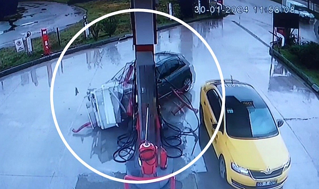 Samsun'da faciadan dönüldü!