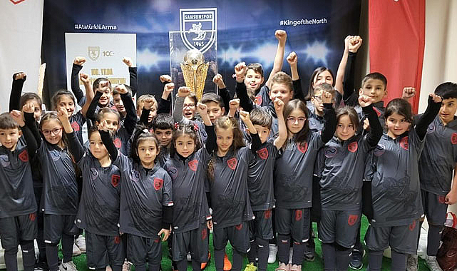 Samsunspor’a miniklerden büyük destek