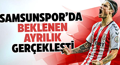 Samsunspor’da beklenen ayrılık gerçekleşti