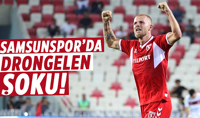 Samsunspor’da Drongelen şoku! 3 hafta forma giyemeyecek!