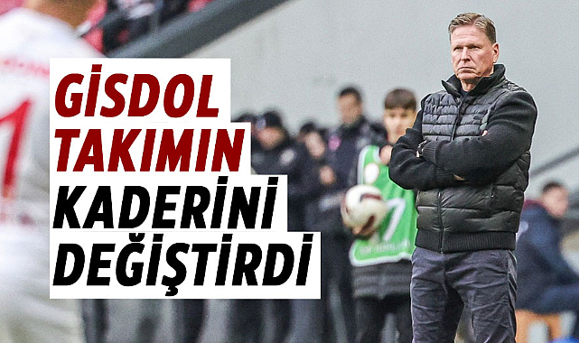 Samsunspor’da Gisdol takımın kaderini değiştirdi
