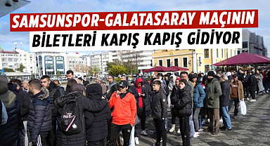Samsunspor-Galatasaray maçının biletleri kapış kapış gidiyor