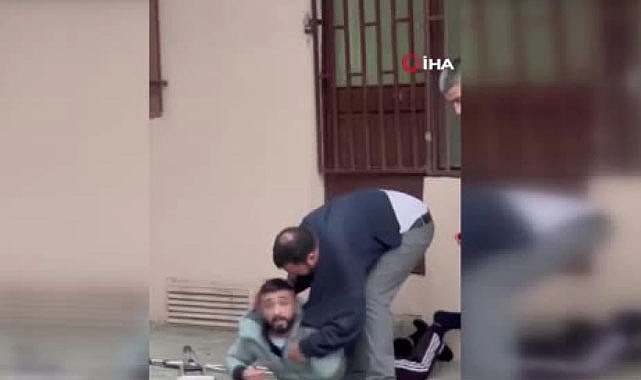 Şaşırtan olay! Büyü yapıldığını iddia ederek kendini yerlere attı