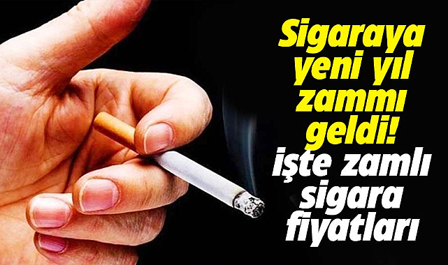 Sigaraya yeni yıl zammı geldi!  İşte JTİ'nin zamlı sigara fiyatları