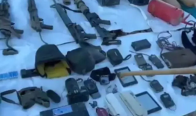 Terör mağarasına baskın! MSB görüntüleri paylaştı