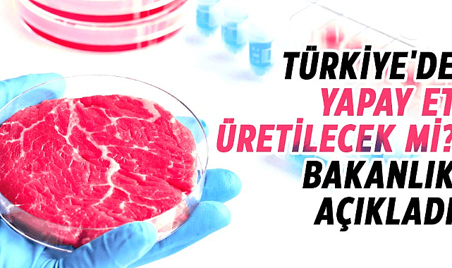 Türkiye'de yapay et üretilecek mi? Bakanlık açıkladı
